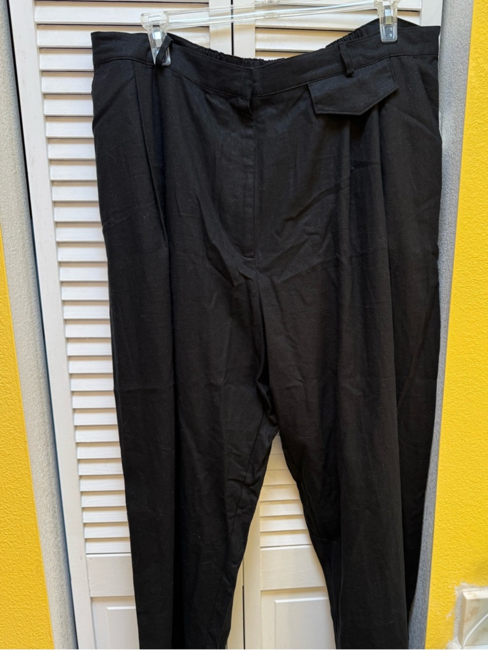 Women's Black High-Waist Trousers - Classic Tailored Look